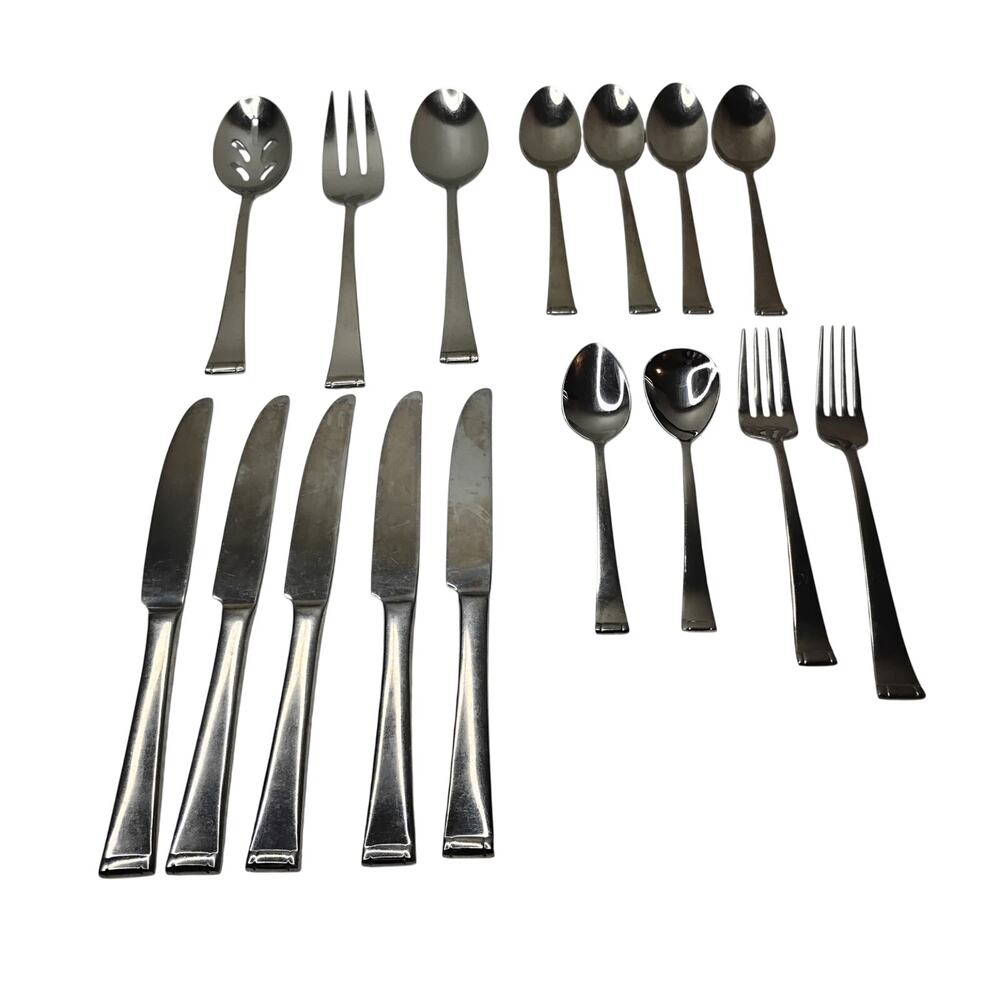 REED & BARTON R&B EVERYDAY STAINLESS STEEL GATEHOUSE REPLACEMENT FLATWARE 16 PC